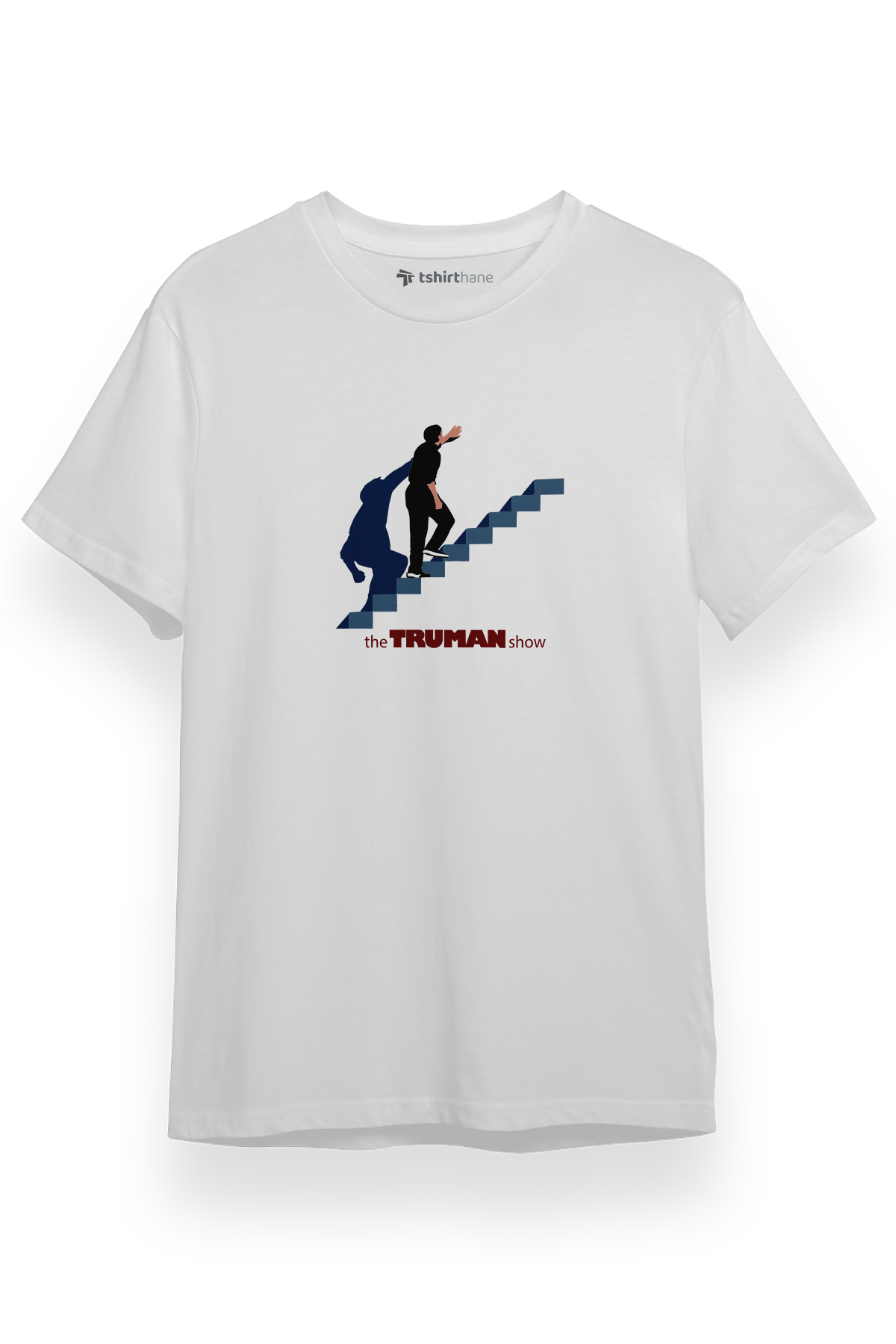 The Truman Show Stairs Beyaz Kısa kol Erkek Tshirt