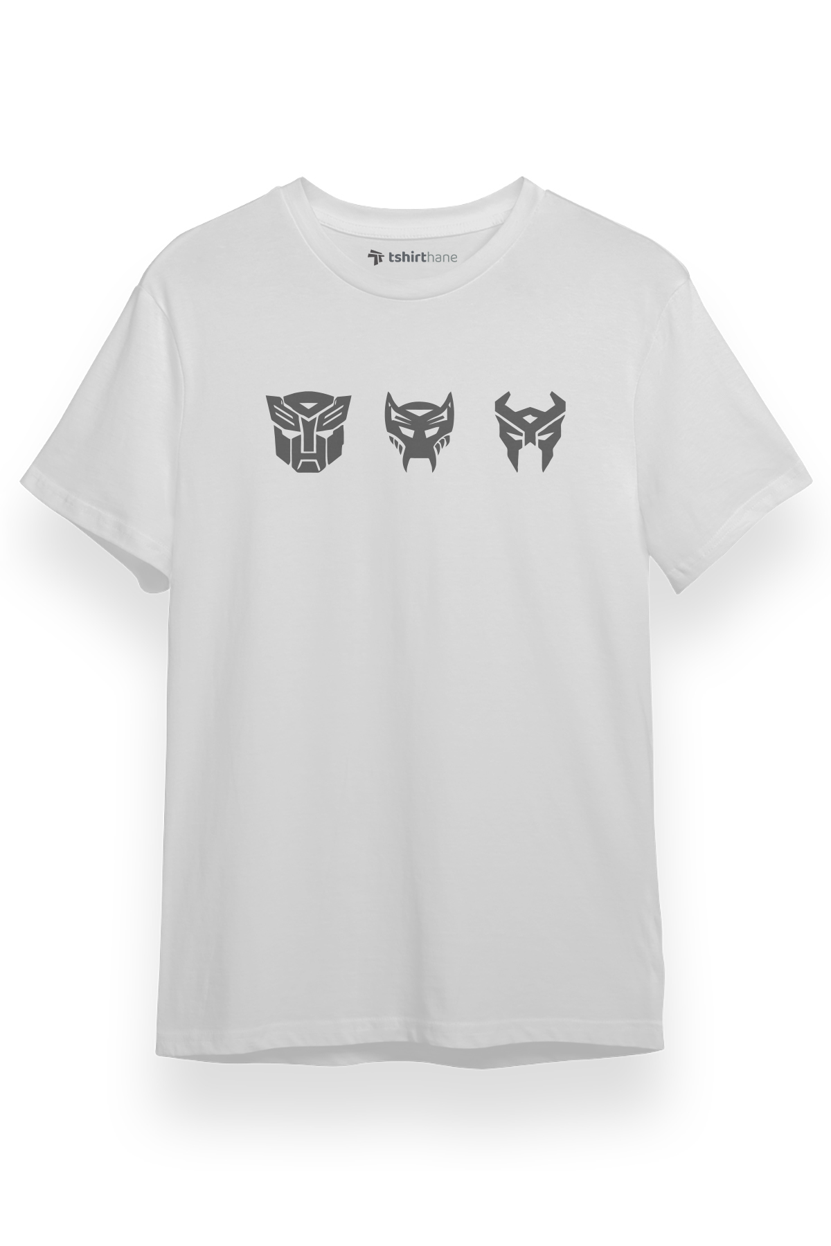 Transformers Rise Of The Beasts Icons Beyaz Kısa kol Erkek Tshirt