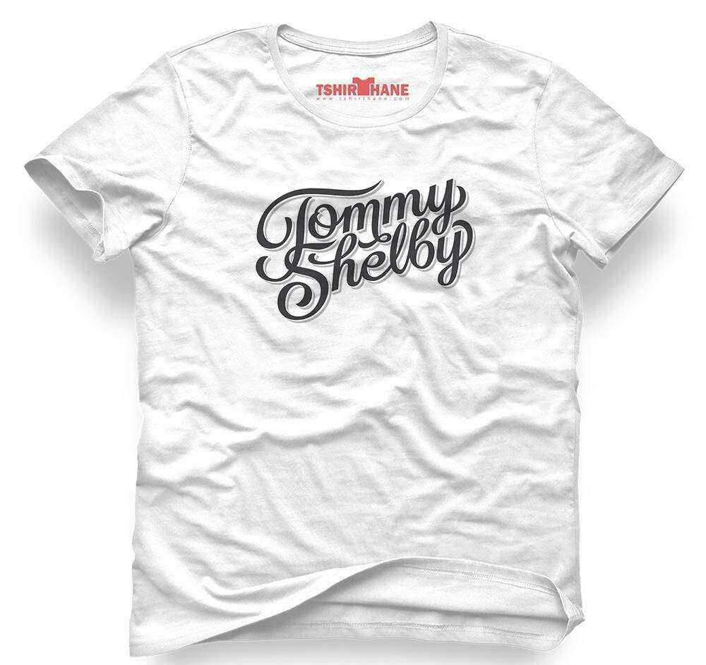 Tshirthane Peaky Blinders Tommy Shelby logo Tişört Erkek Tshirt