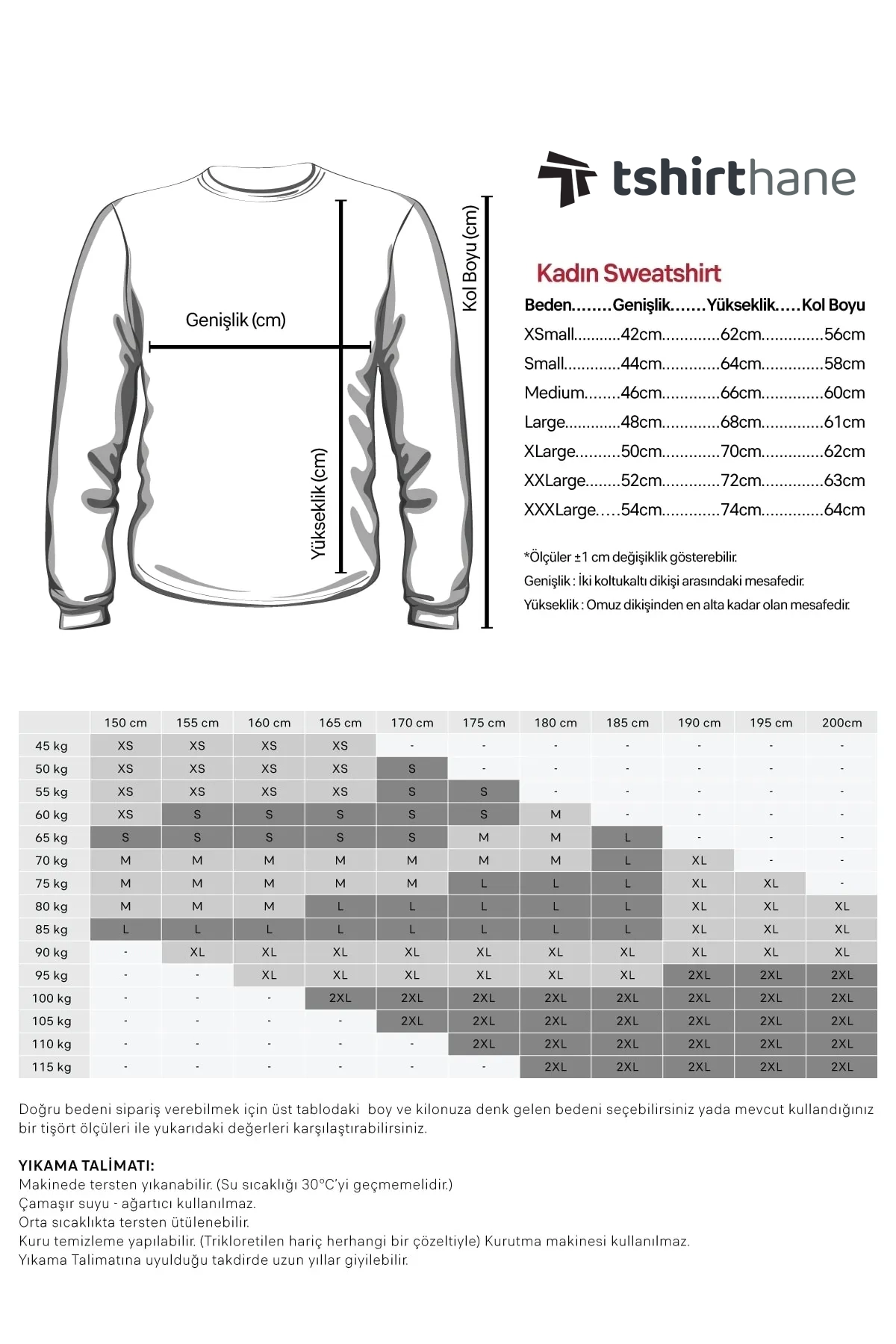 Füme Basic Kadın 2 iplik Sweatshirt