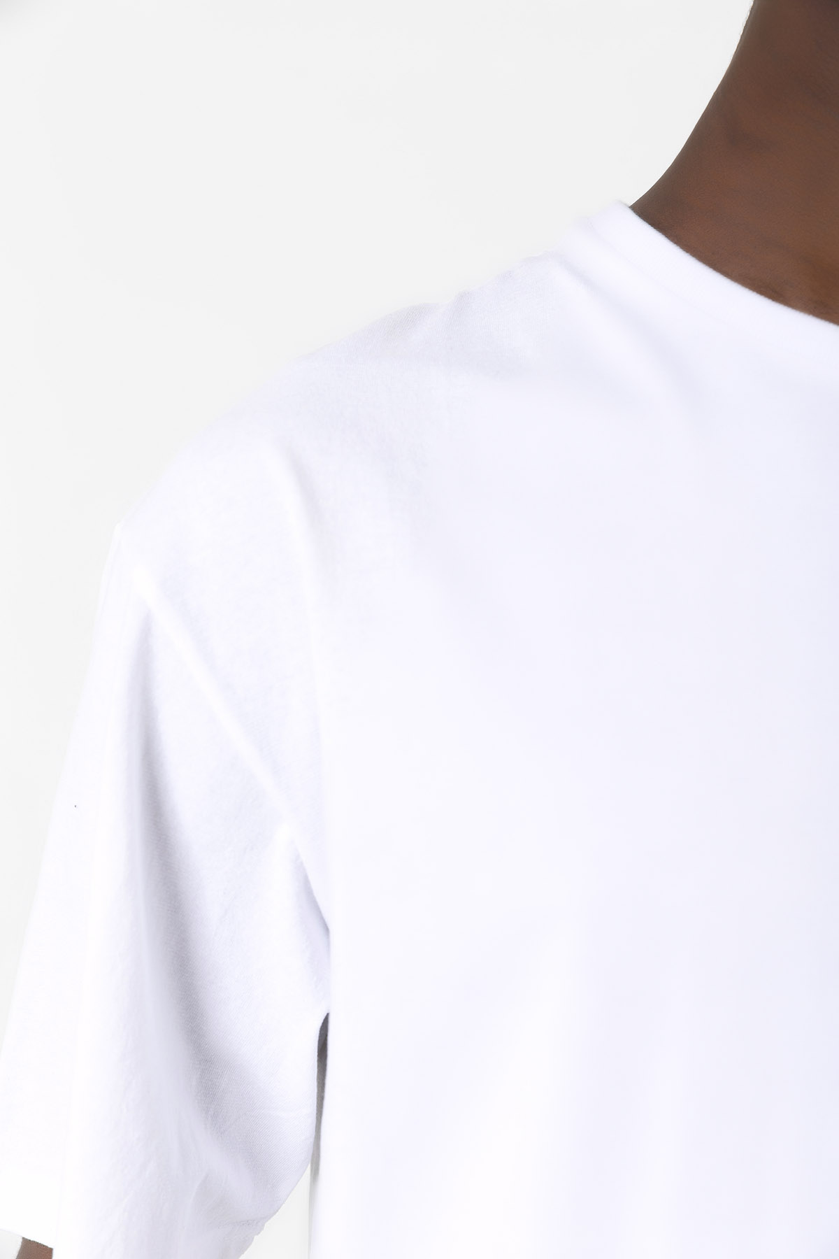 Beyblade Logo Beyaz Erkek Oversize Tshirt