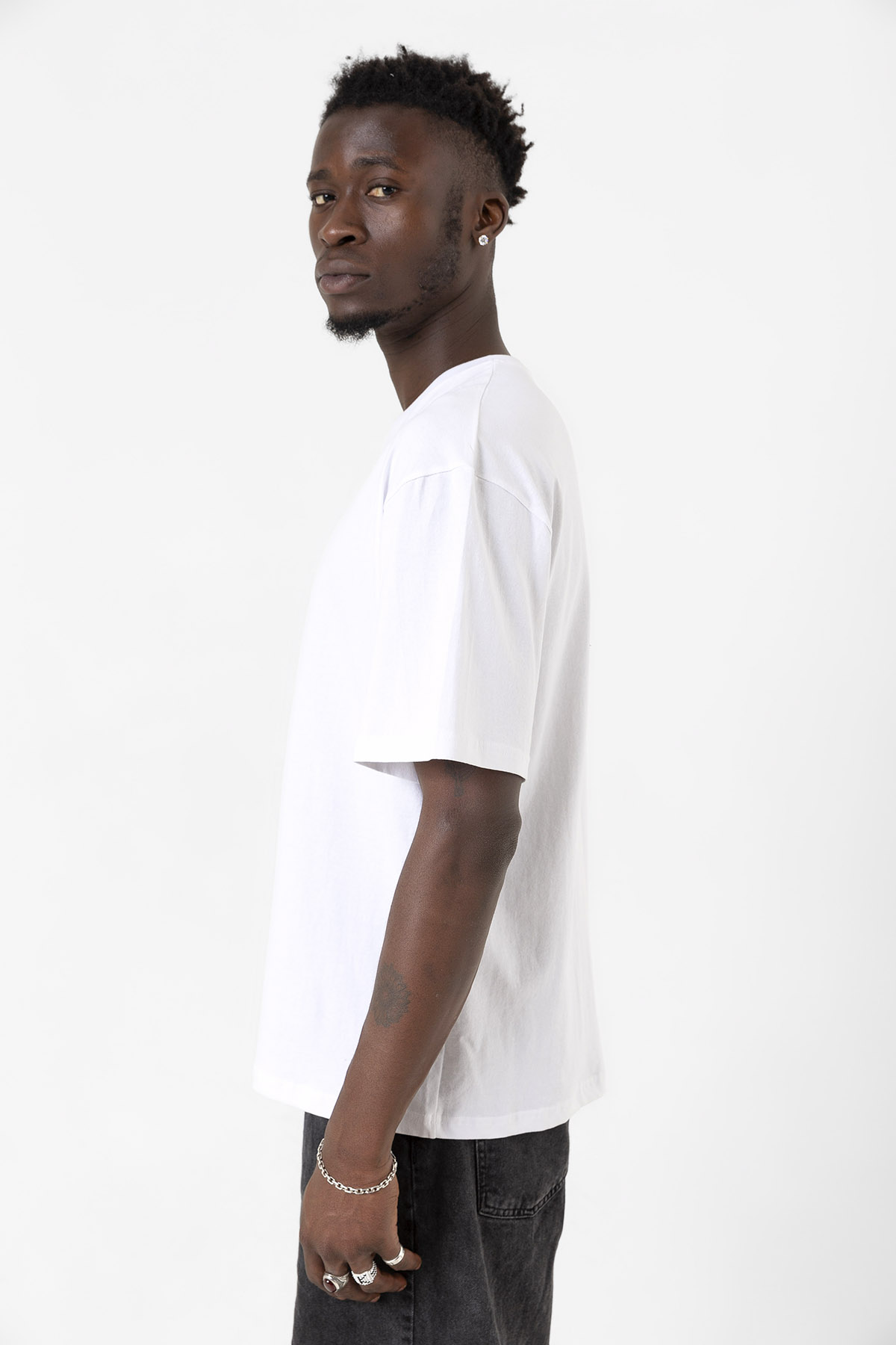 Neon Genesis Evangelion Seele Logo Beyaz Erkek Oversize Tshirt