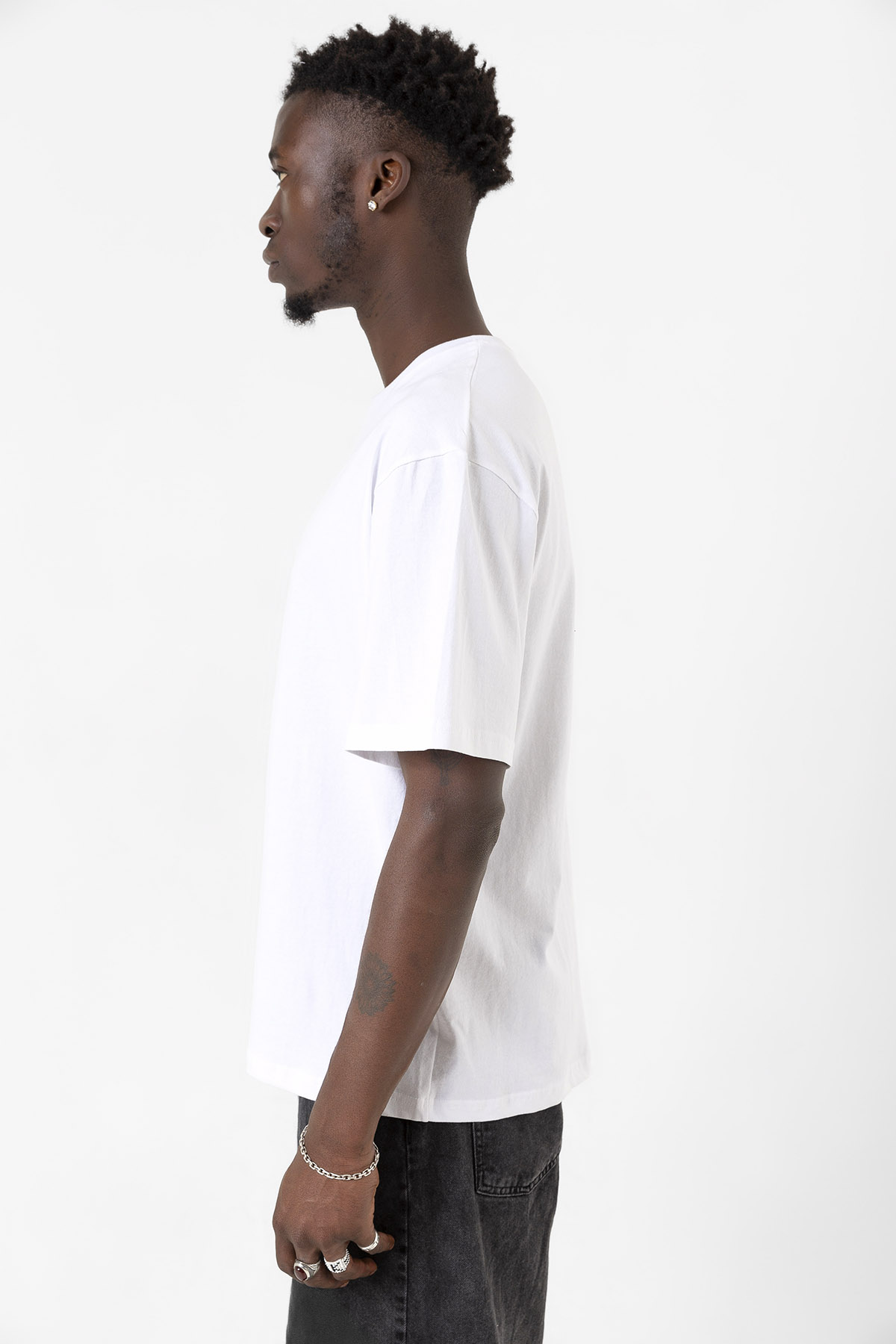 Neon Genesis Evangelion Seele Logo Beyaz Erkek Oversize Tshirt