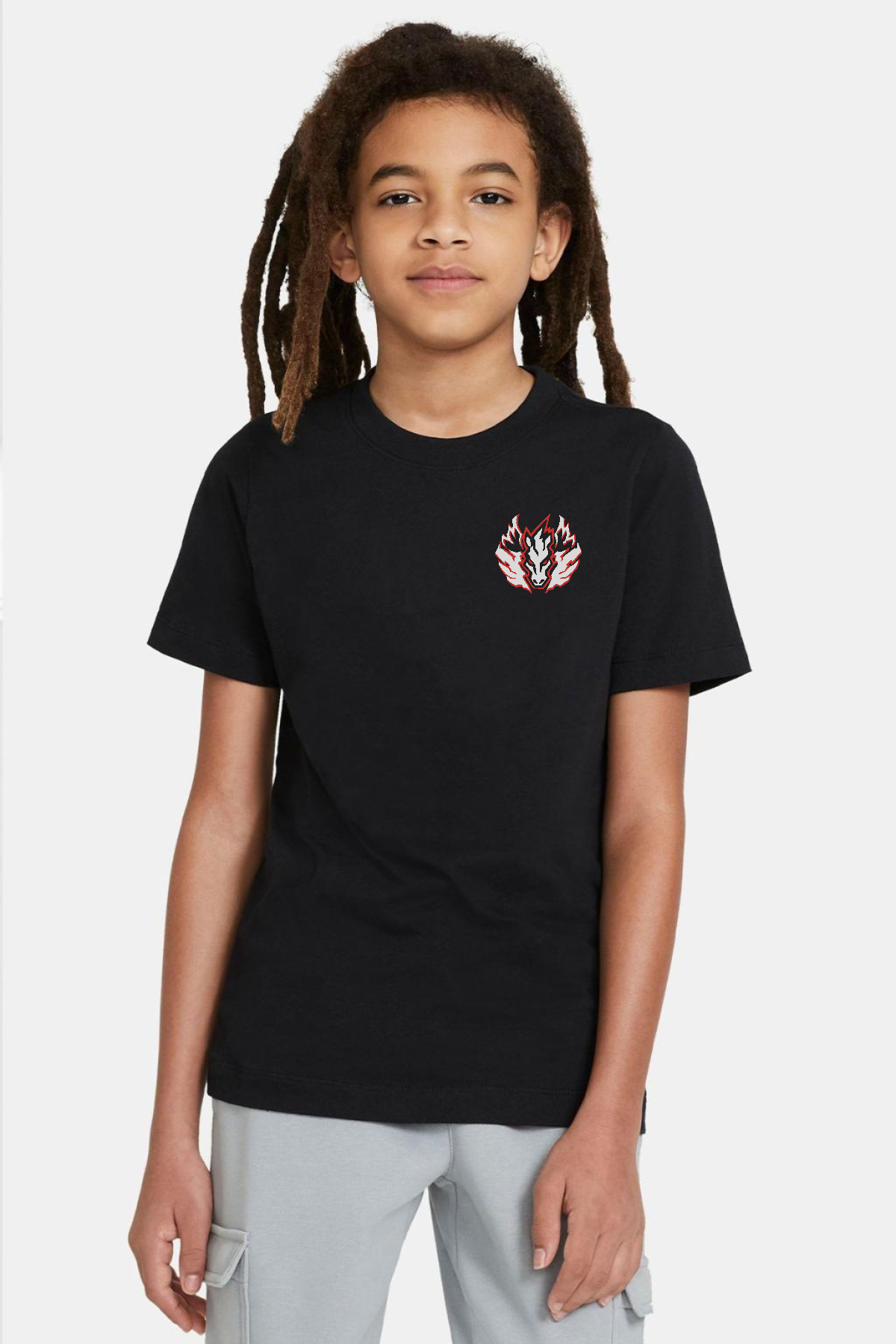 Beyblade Pegasus Minimalist Siyah Çocuk Tshirt