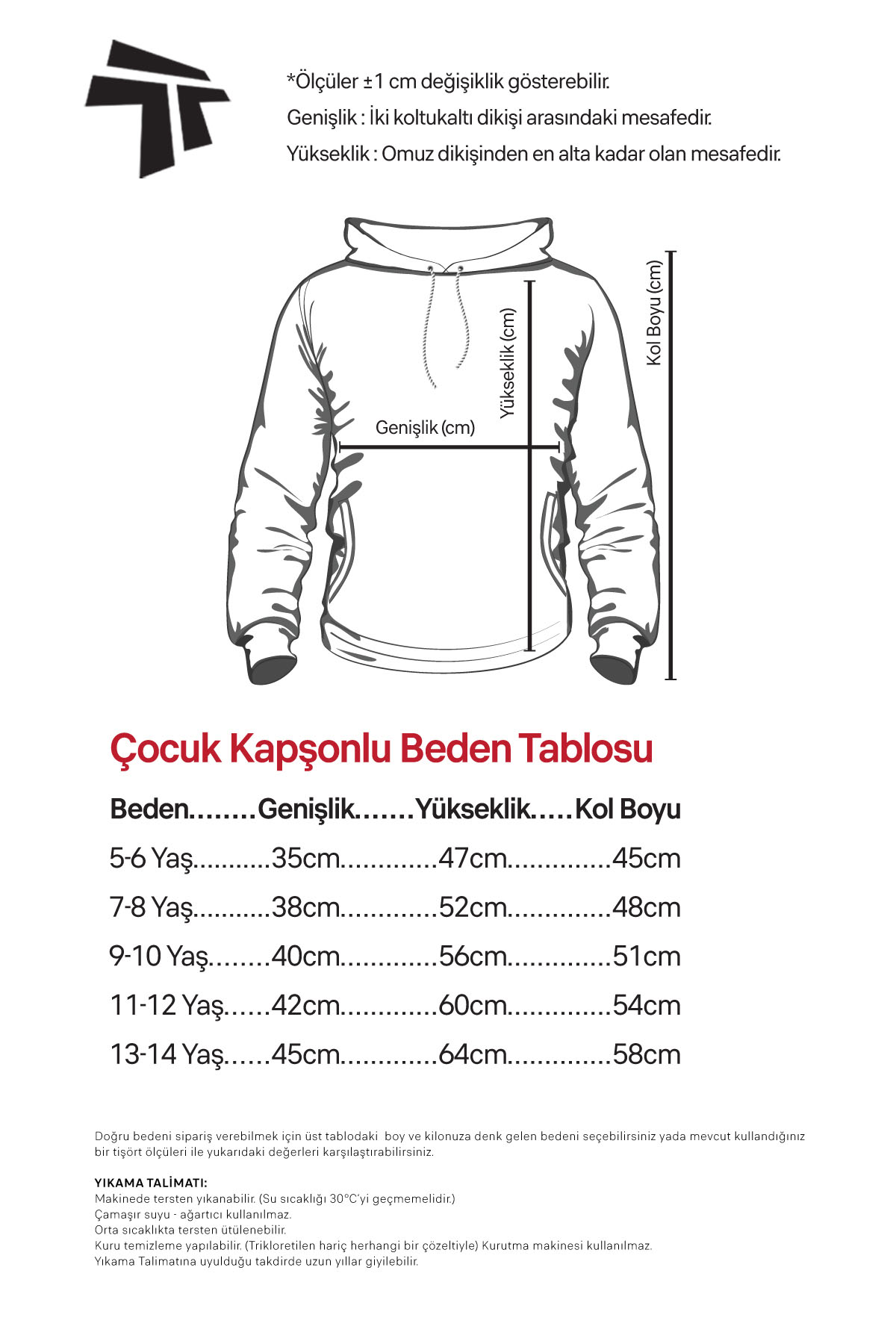 Cobra Kai Logo Siyah Çocuk 3ip Kapşonlu