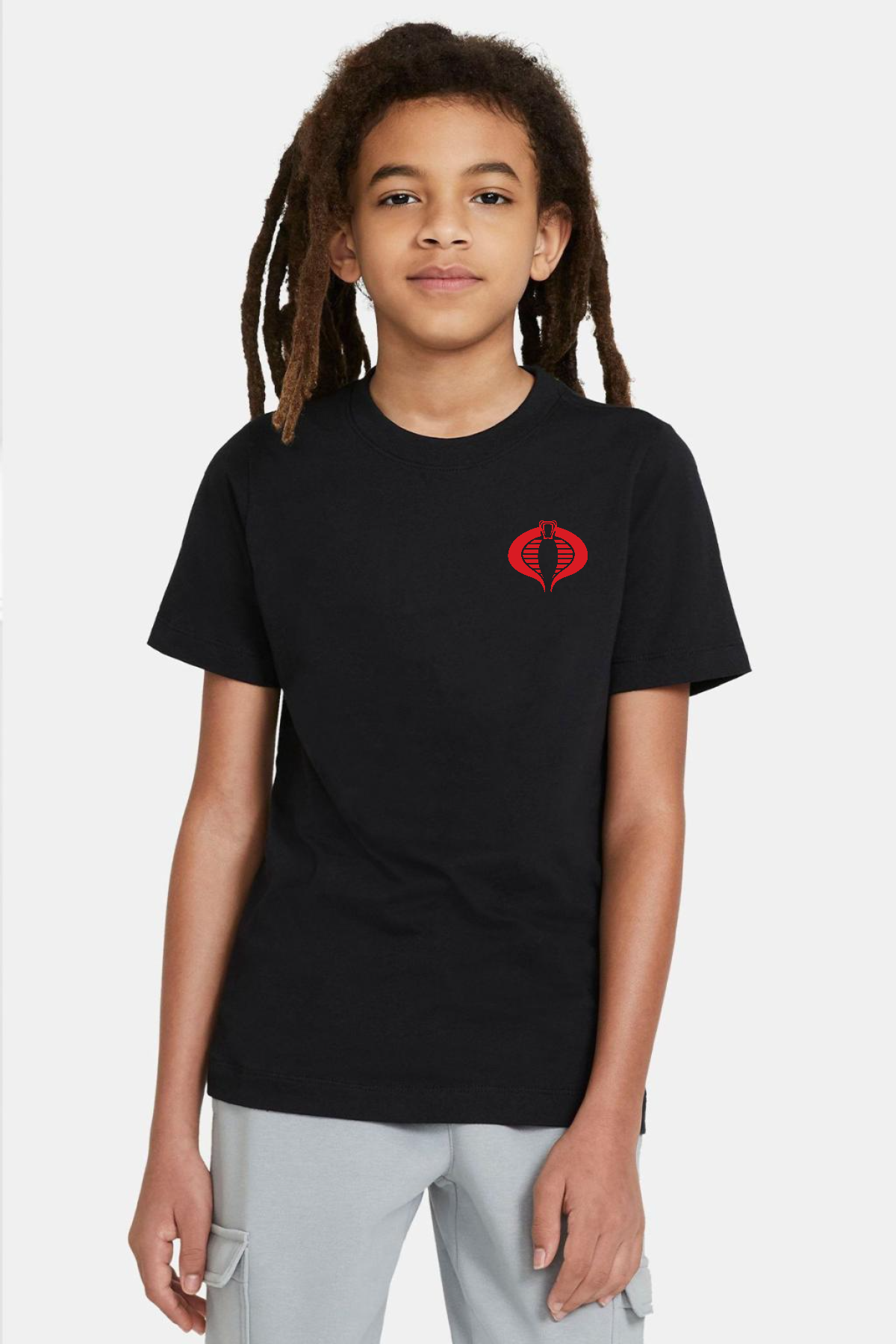 Cobra Kai Logo Siyah Çocuk Tshirt