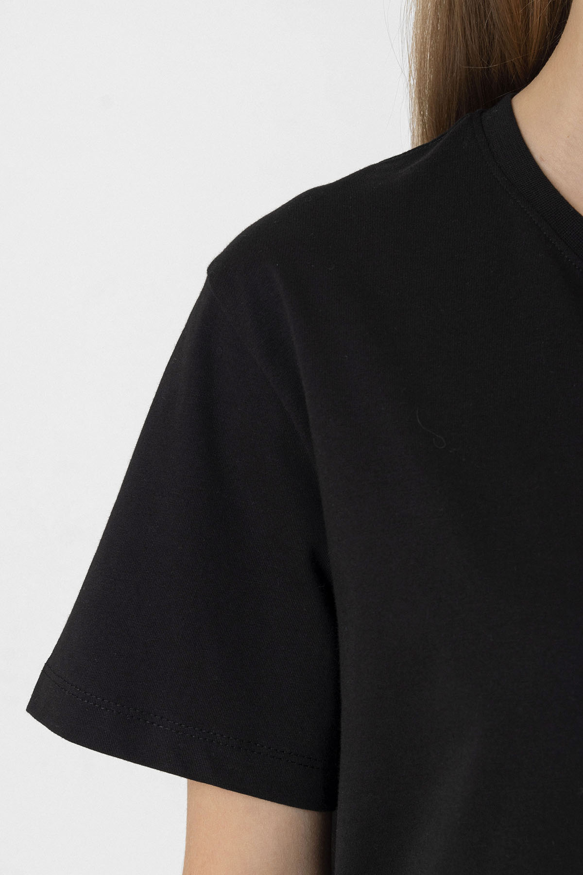 Dark Mono Siyah Kadın Oversize Tshirt