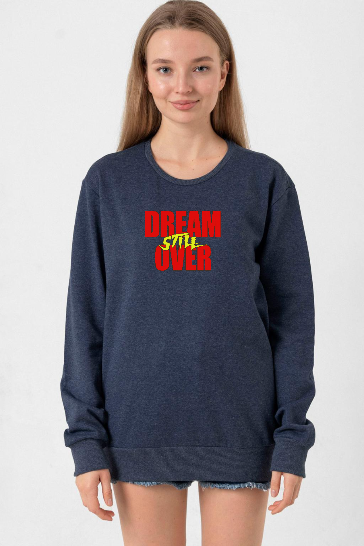 Dream Still Over İndigo Kadın 2ip Sweatshirt