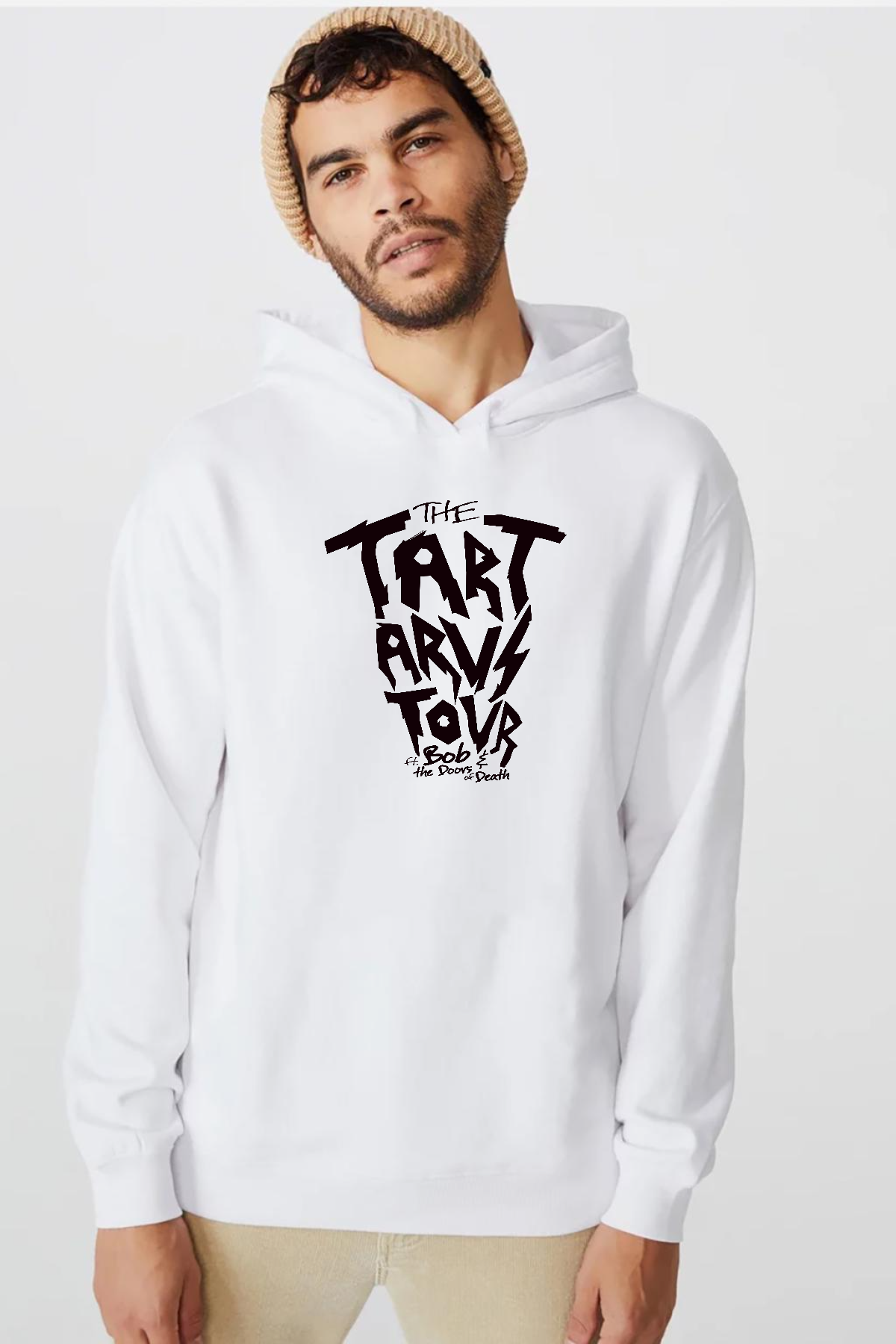 Percy Jackson The Tartarus Tour Beyaz Erkek 3ip Kapşonlu  Sweatshirt