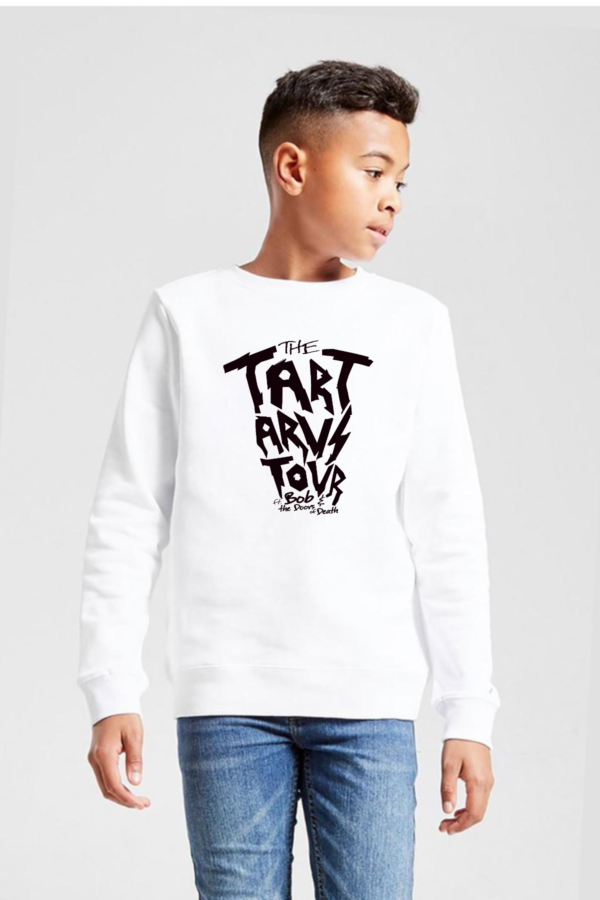 Percy Jackson The Tartarus Tour Beyaz Çocuk 2ip Sweatshirt