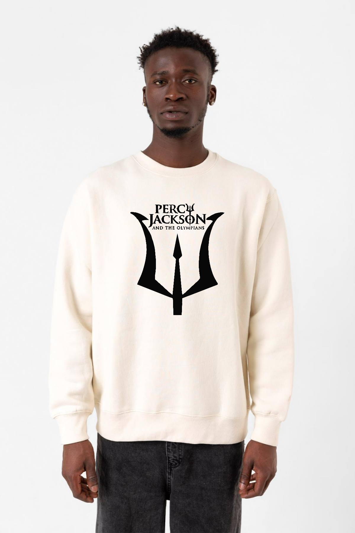 Percy Jackson And The Olympians Ekru Erkek 2ip Sweatshirt