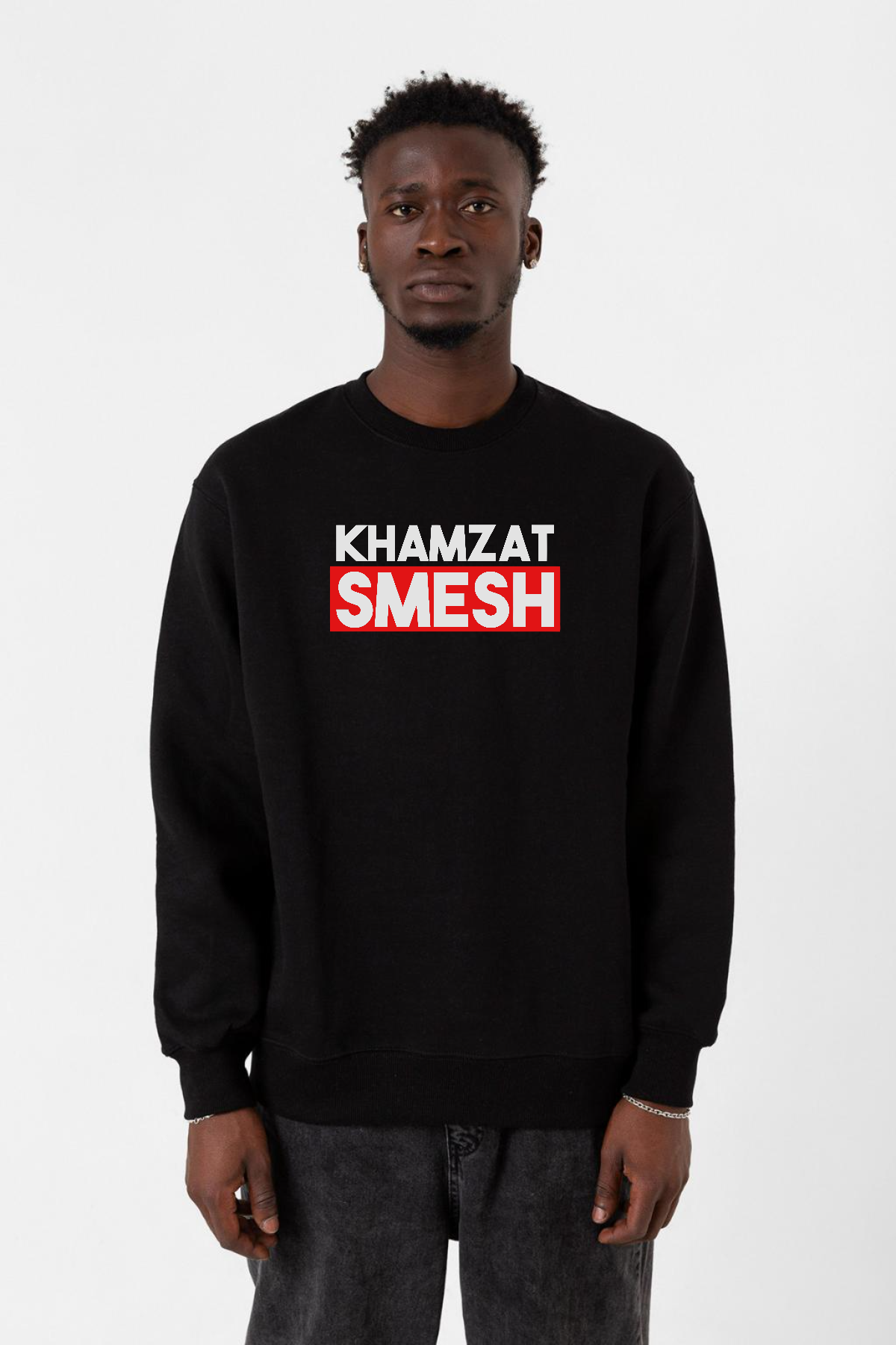 Khamzat Chimaev Smesh Siyah Erkek 2ip Sweatshirt