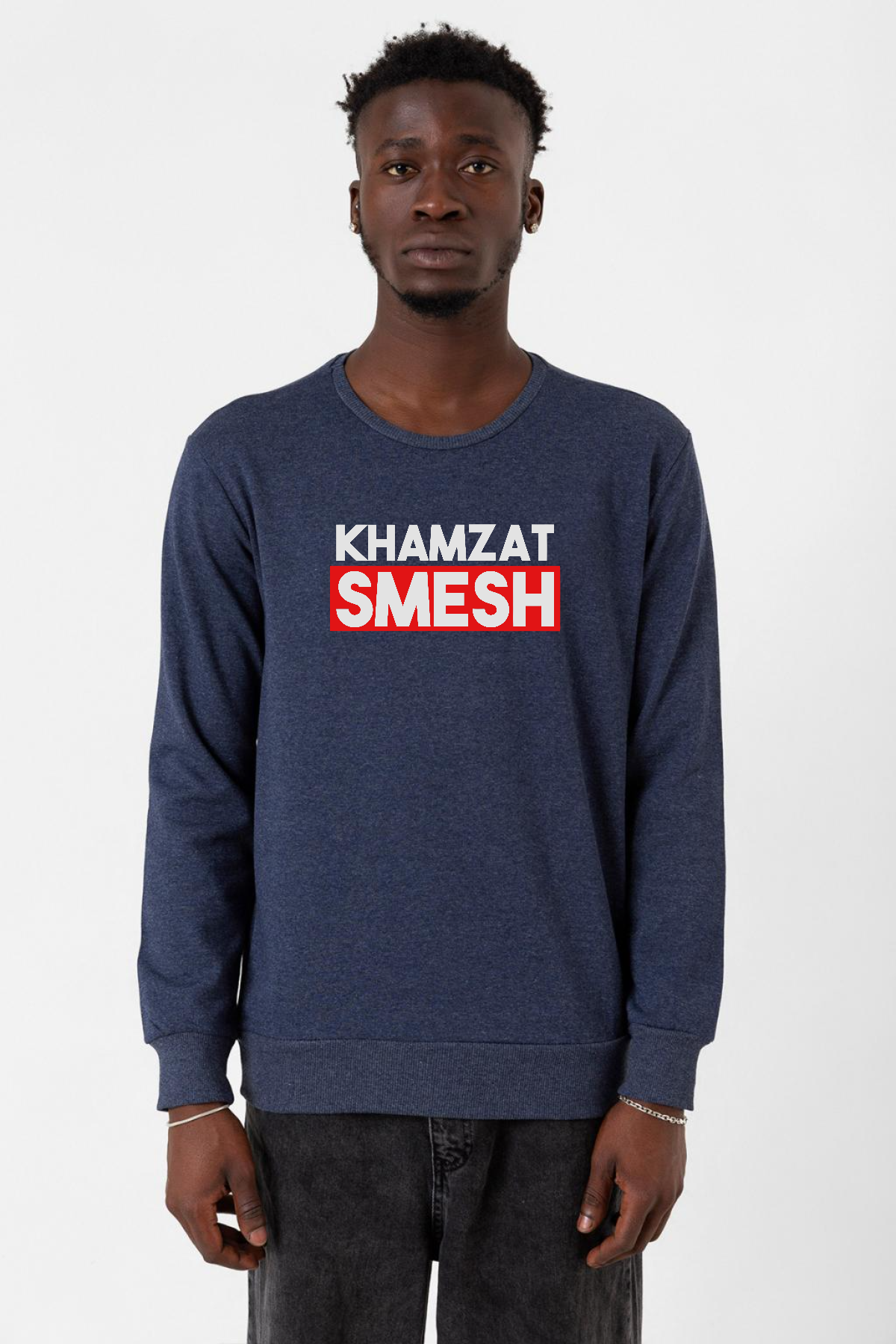 Khamzat Chimaev Smesh indigo Erkek 2ip Sweatshirt