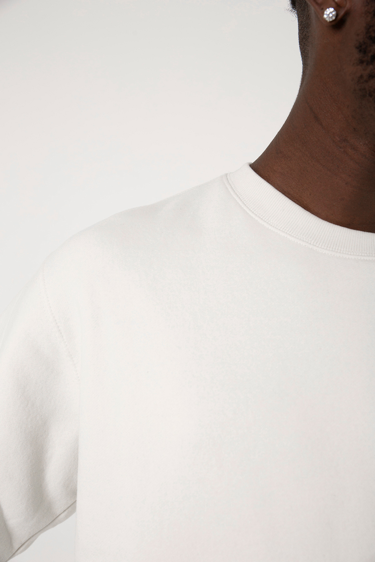 3 Body Problem Logo Beyaz Erkek 2ip Sweatshirt