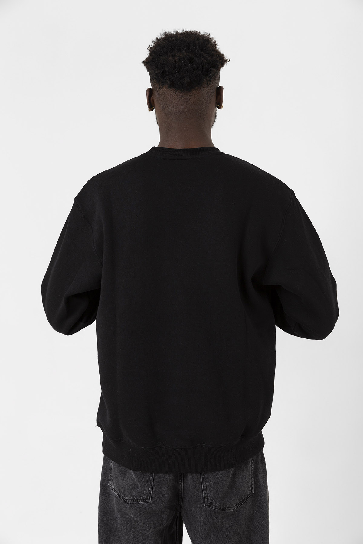 3 Body Problem Logo Siyah Erkek 2ip Sweatshirt