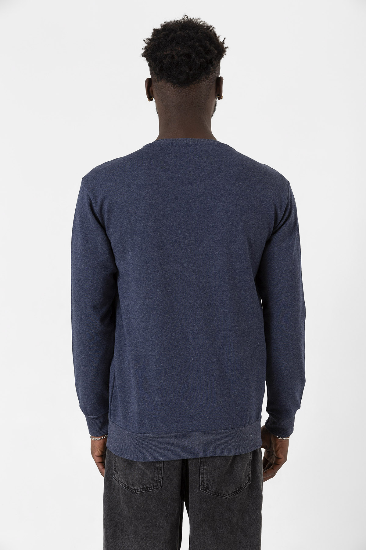 3 Body Problem Logo indigo Erkek 2ip Sweatshirt