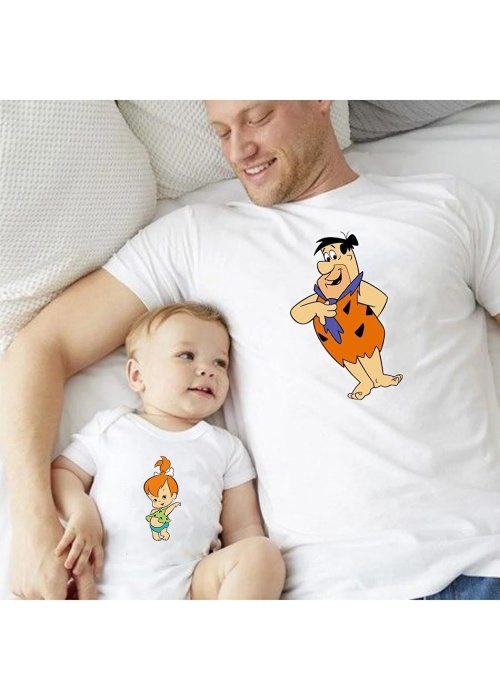 Çakmaktaş Baba Kız Tişört Zıbın Kombini