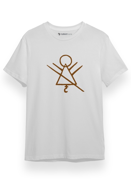 Yellowjackets Symbol Beyaz Kısa kol Erkek Tshirt