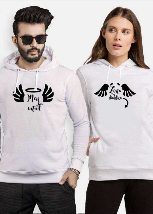 Tshirthane Zona Diablica Sevgili Kombinleri Kapüşonlu Çift Kombini