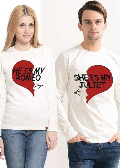Sevgili Kombinleri Romeo Juliet Sevgili Tişört Sevgiliye Hediye