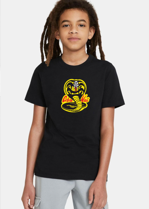 Cobra Kai Logo Siyah Çocuk Tshirt