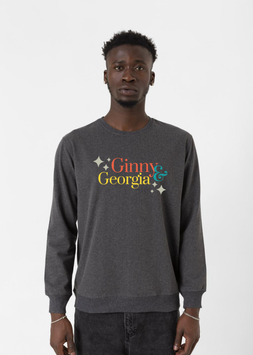 Ginny & Georgia Lettern Füme Erkek 2ip Sweatshirt