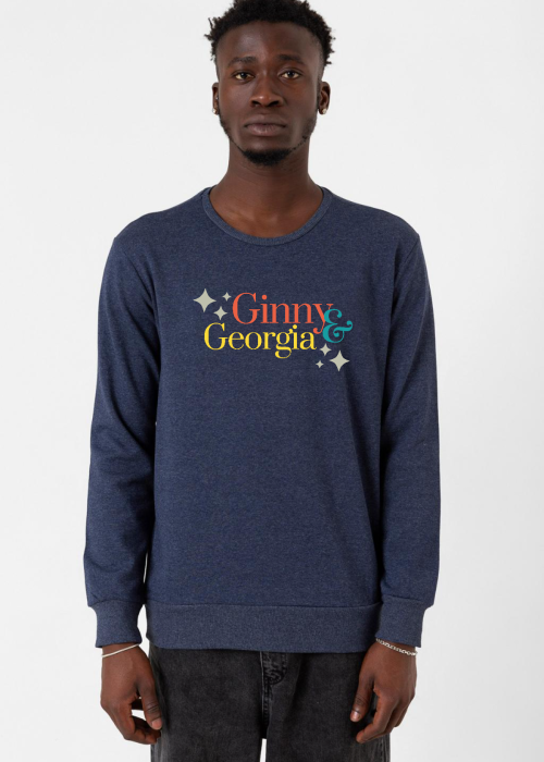 Ginny & Georgia Lettern indigo Erkek 2ip Sweatshirt