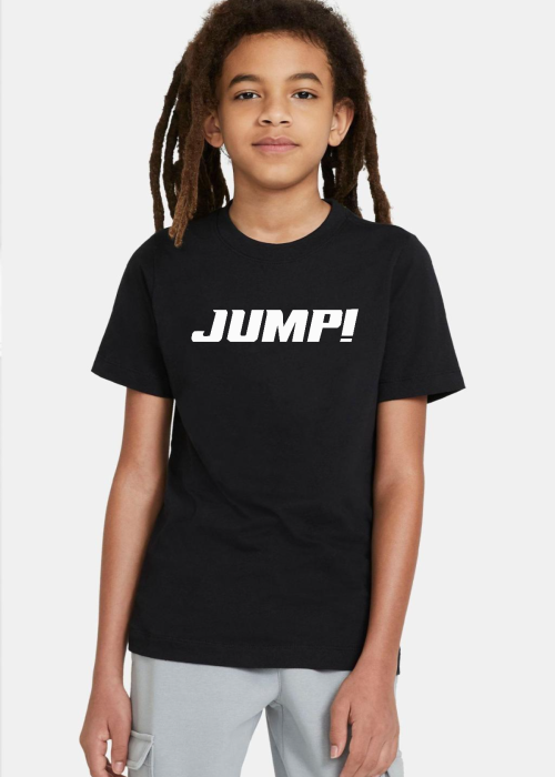 Blackpink Jump Basic Logo Siyah Çocuk Tshirt