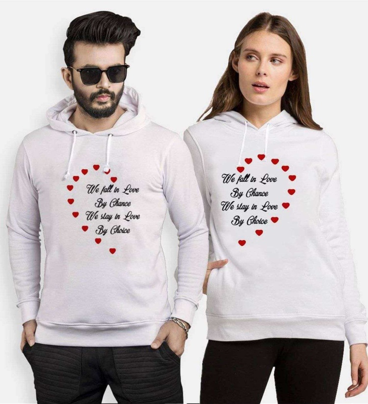 Tshirthane We Fall Sevgili Kombinleri Kapüşonlu Kombini