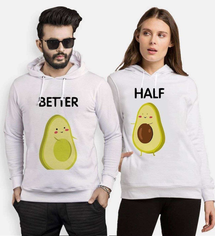 Tshirthane Better Half  Sevgili Kombinleri Kapüşonlu Kombini