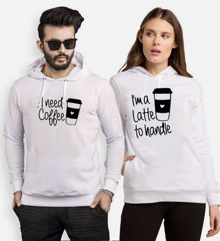 Tshirthane Coffee  Sevgili Kombinleri Kapüşonlu Kombini