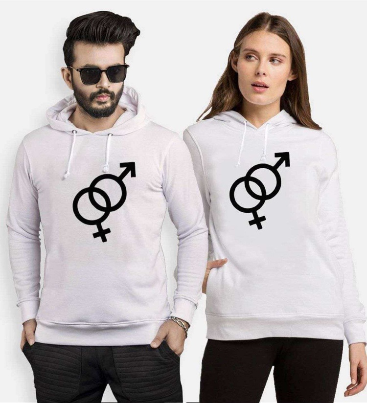 Tshirthane Female Male Sevgili Kombinleri Kapüşonlu Kombini