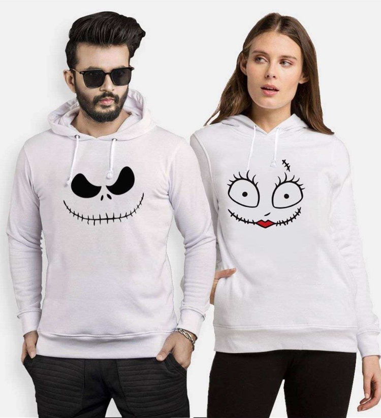 Tshirthane Jack Sally 1  Sevgili Kombinleri Kapüşonlu Kombini