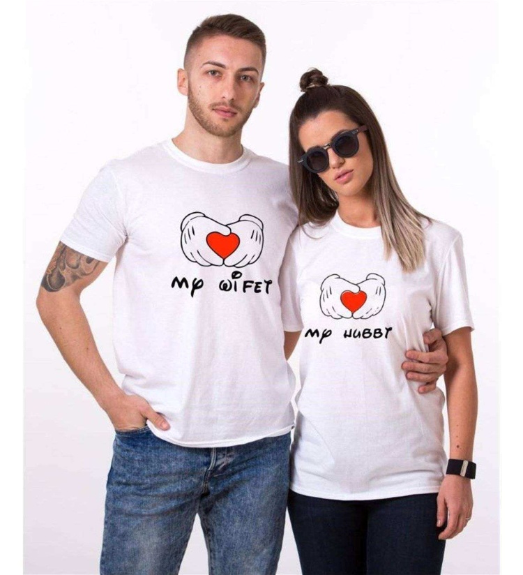 Tshirthane My Wifet My Hubby Sevgili Kombinleri Tshirt Kombini