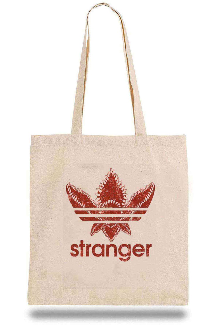 Bez Çanta Stranger Kırmızı Çiçek