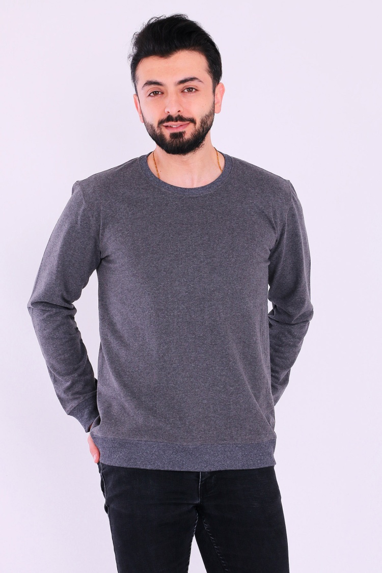Füme Basic Erkek 2 iplik Sweatshirt