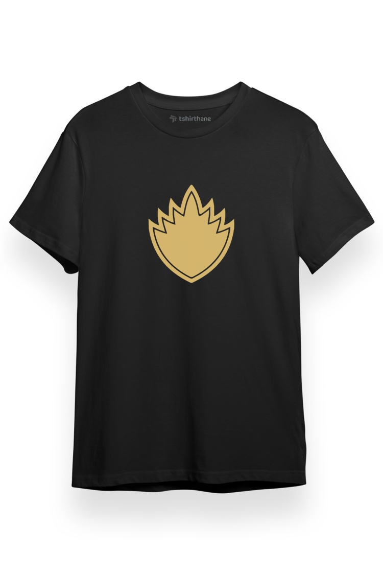 Guardians of the Galaxy Ravager Logo Siyah Kısa kol Erkek Tshirt