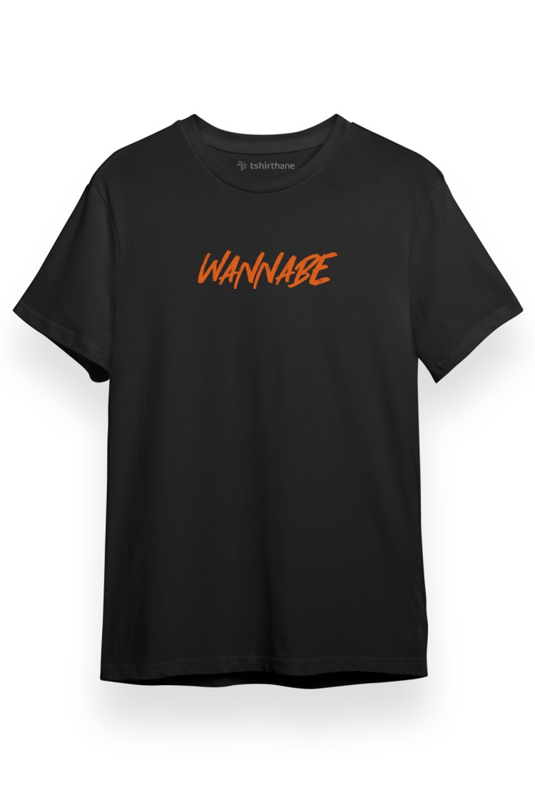 ITZY Wannabe Siyah Kısa kol Erkek Tshirt