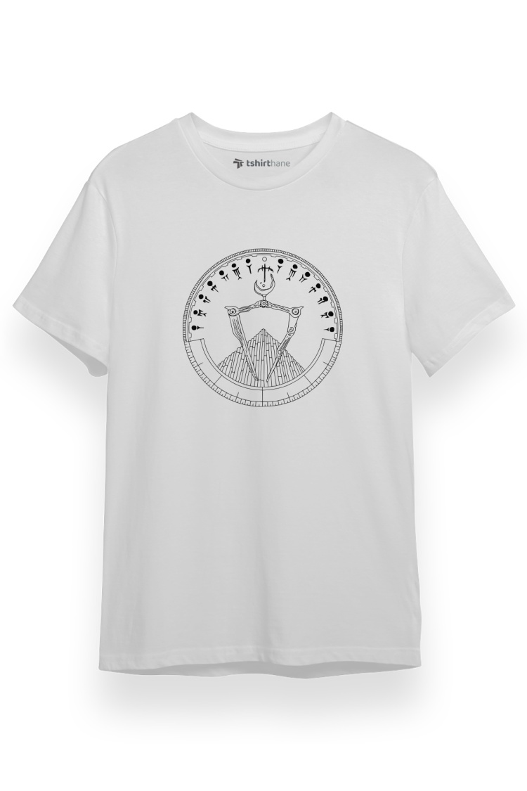Serial Experiments Anime Lain Symbol Beyaz Kısa kol Erkek Tshirt