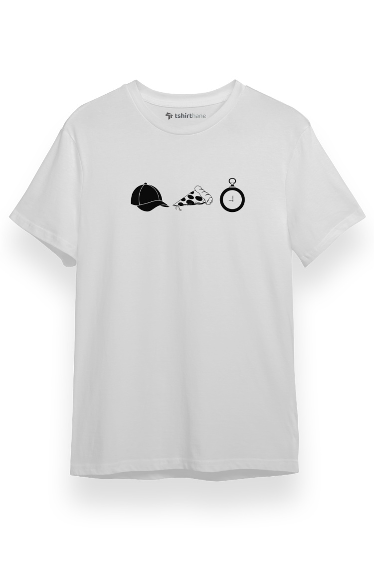 The Walking Dead Glenn Rhee Symbols Beyaz Kısa kol Erkek Tshirt