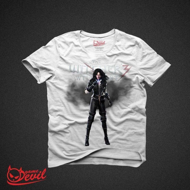 The Witcher 3 The Wild Hunt Yennefer of Vengerberg Beyaz Tişört K