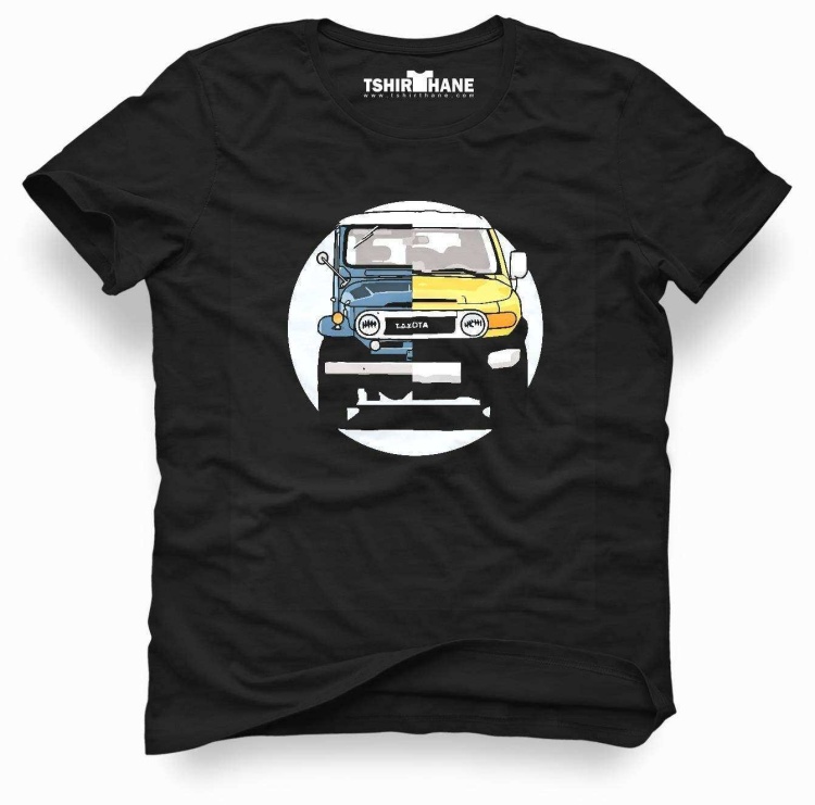 Tshirthane Toyota Jeep Tişört Erkek Tshirt