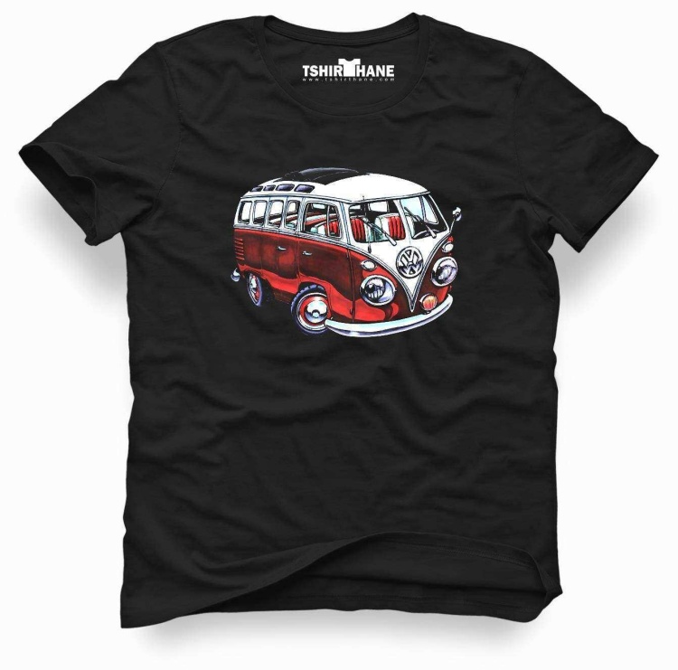 Tshirthane vw volkswagen t1 minibüs Tişört Erkek Tshirt