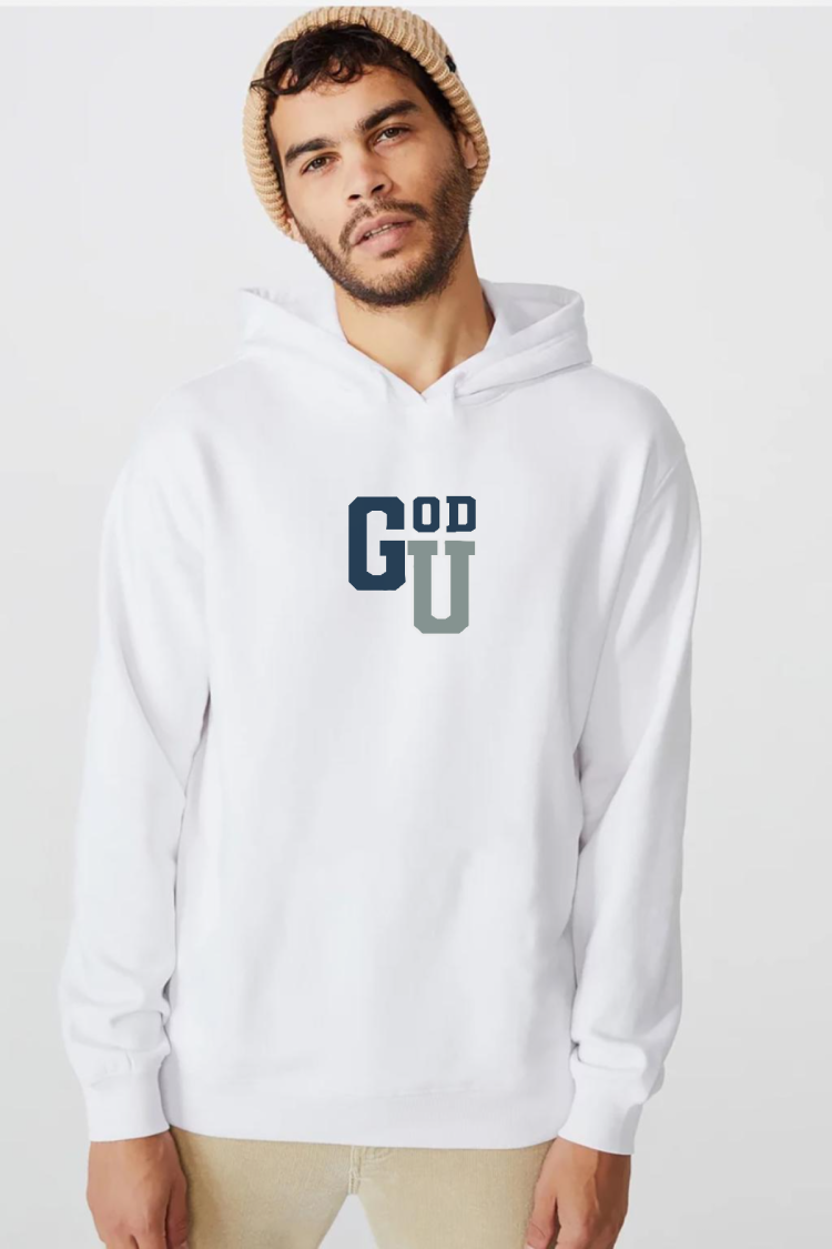 Gen V Godolkin University Abbreviation Beyaz Erkek 3ip Kapşonlu  Sweatshirt