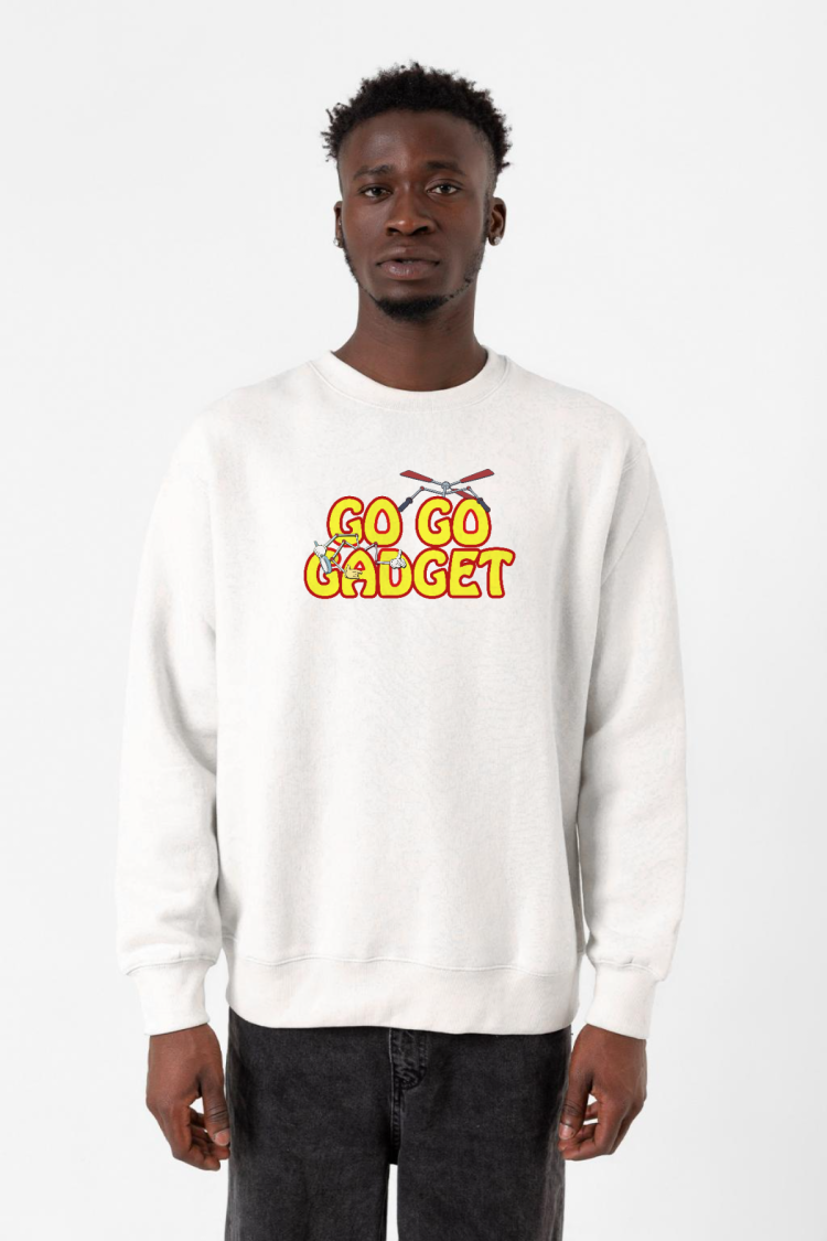 Inspector Gadget Go Go Gadget Beyaz Erkek 2ip Sweatshirt