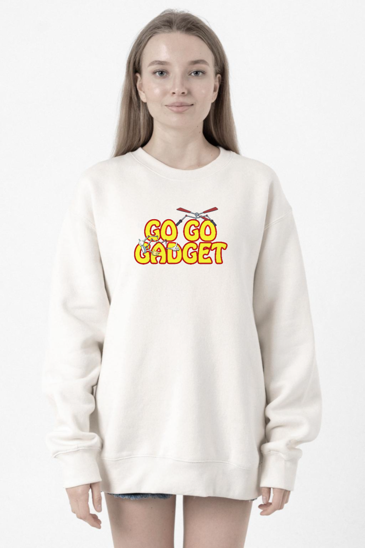 Inspector Gadget Go Go Gadget Beyaz Kadın 2ip Sweatshirt