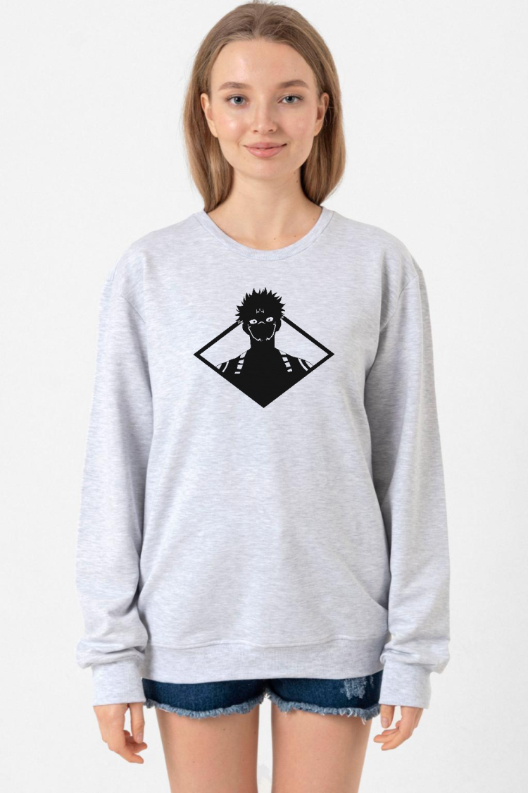 Jujutsu Kaisen Anime Sukuna White Head Grimelanj Kadın 2ip Sweatshirt