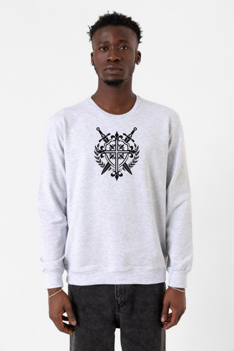 Monogatari Anime Episode Clan Symbol Karmelanj Erkek 2ip Sweatshirt
