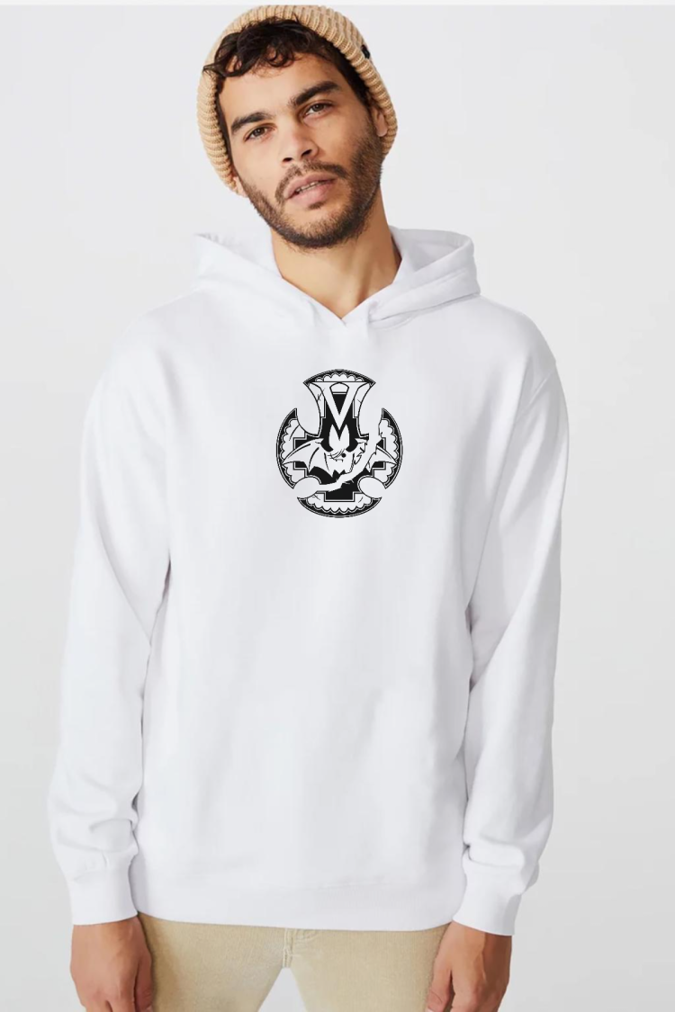 Monogatari Anime Koyomi Vampire Symbol Beyaz Erkek 3ip Kapşonlu  Sweatshirt