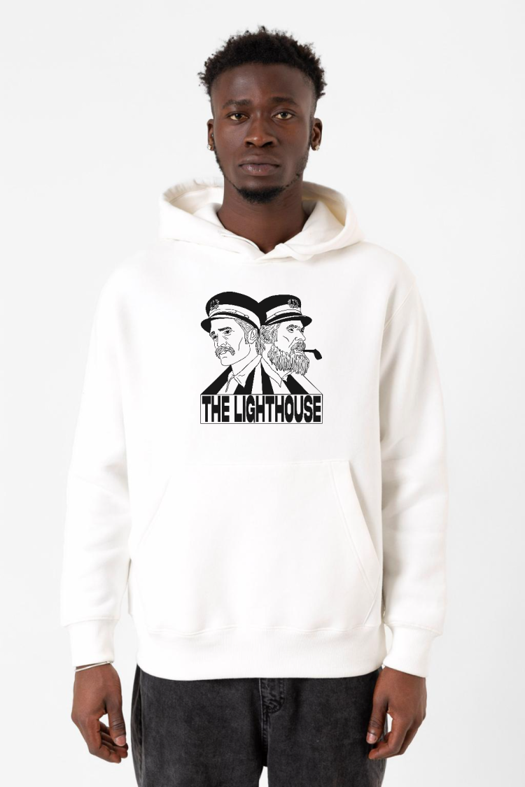 The Lighthouse Baseball Beyaz Erkek 3ip Kapşonlu Sweatshirt